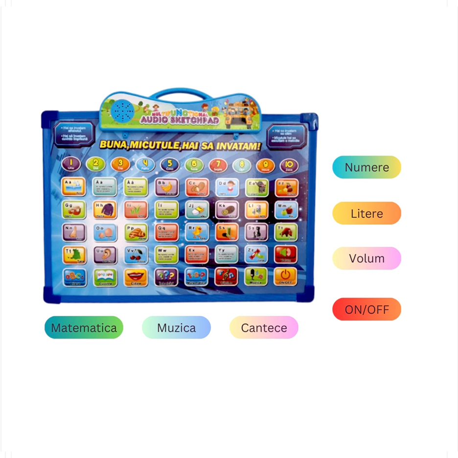 Tabletă educativă interactivă – litere, numere și desen - imagine 6