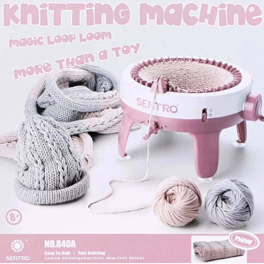 Masina de tricotat, Sentro, 40 ace - 2 moduri de lucru - imagine 10