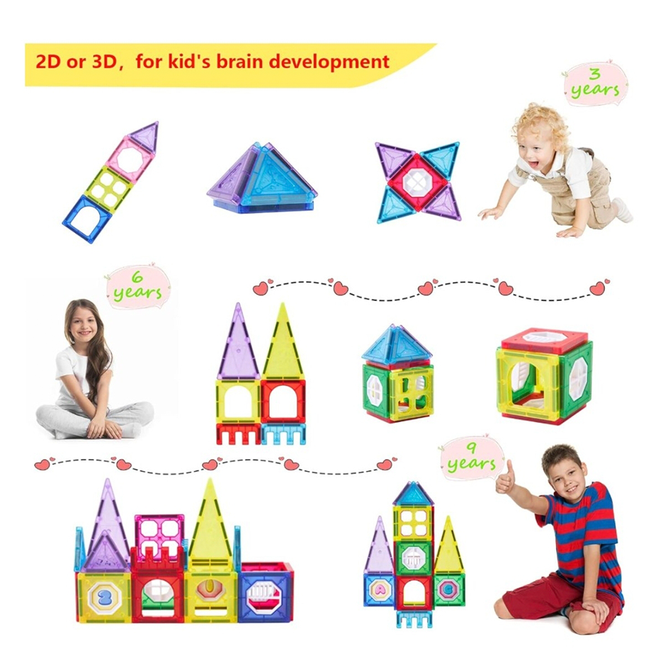Set construcție magnetică – 34 piese - imagine 3