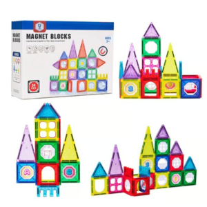 Set construcție magnetică – 34 piese