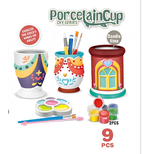 Set Pictura Ceramica, 9 piese